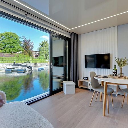 Domy Na Wodzie - La Mare Motlava Houseboats With Sauna By Downtown Apartments Gdansk Exterior foto
