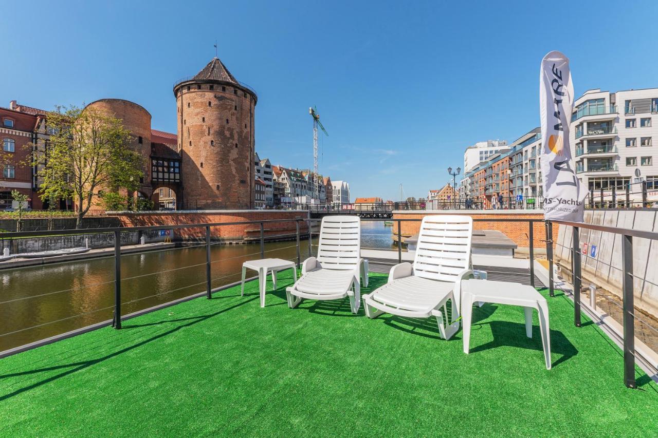 Domy Na Wodzie - La Mare Motlava Houseboats With Sauna By Downtown Apartments Gdansk Exterior foto