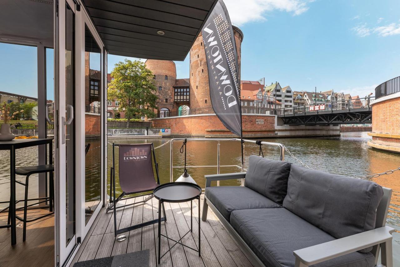 Domy Na Wodzie - La Mare Motlava Houseboats With Sauna By Downtown Apartments Gdansk Exterior foto