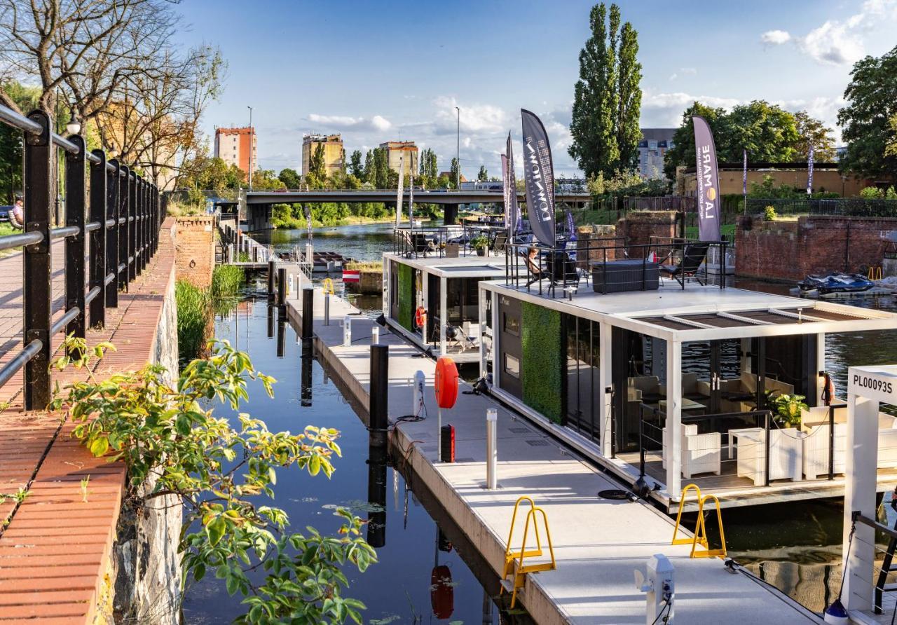 Domy Na Wodzie - La Mare Motlava Houseboats With Sauna By Downtown Apartments Gdansk Exterior foto