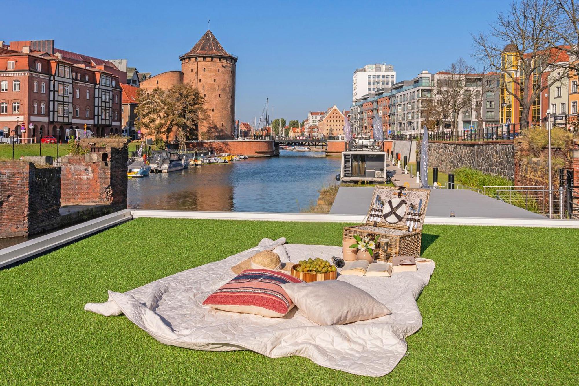 Domy Na Wodzie - La Mare Motlava Houseboats With Sauna By Downtown Apartments Gdansk Exterior foto