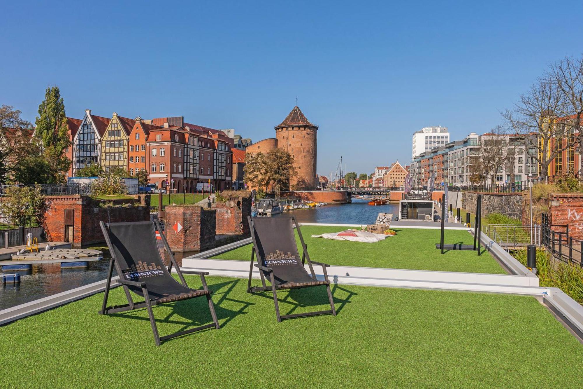 Domy Na Wodzie - La Mare Motlava Houseboats With Sauna By Downtown Apartments Gdansk Habitación foto